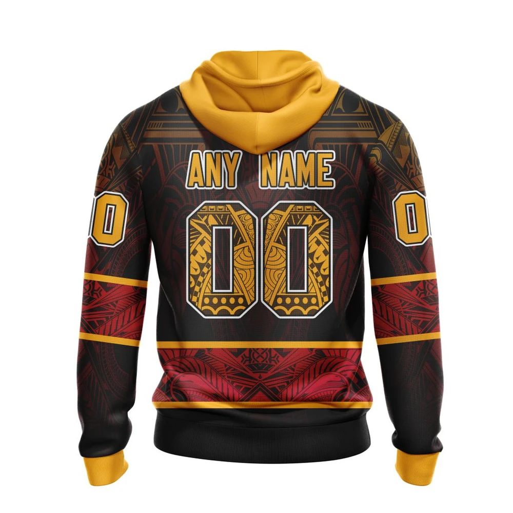 Hoodie Calgary Flames, Specialized Native With Samoa Culture V0222 QTNHL080524A3813HD - Image 2