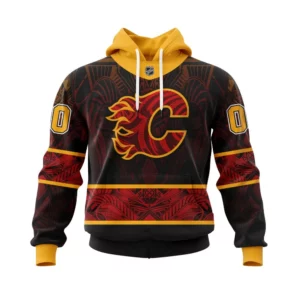 Hoodie Calgary Flames, Specialized Native With Samoa Culture V0222 QTNHL080524A3813HD