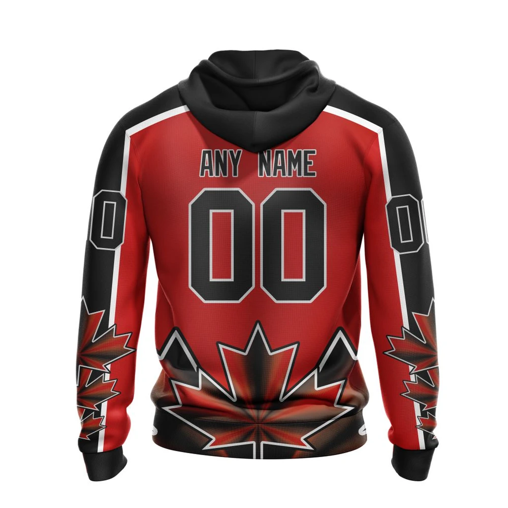 Hoodie Calgary Flames, With Beloved Canada Maple Leafs V0122 QTNHL080524A3815HD - Image 2