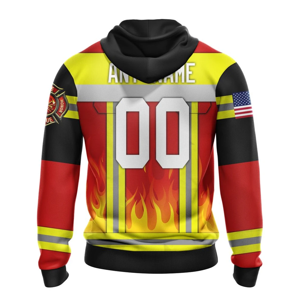 Hoodie Carolina Hurricanes Honnor Firefighter Uniform V0622 QTNHL080524A3760HD - Image 2