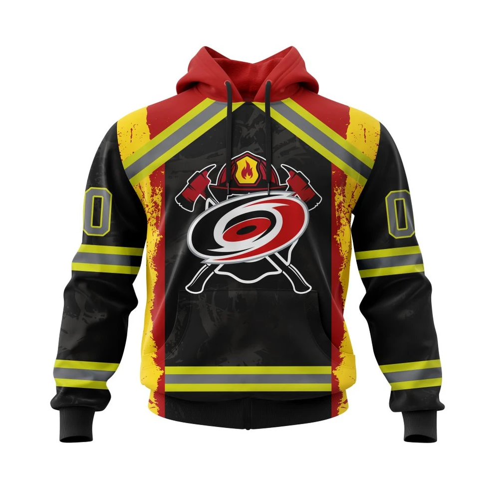Hoodie Carolina Hurricanes, Honnor Firefighter V0322 QTNHL080524A3867HD