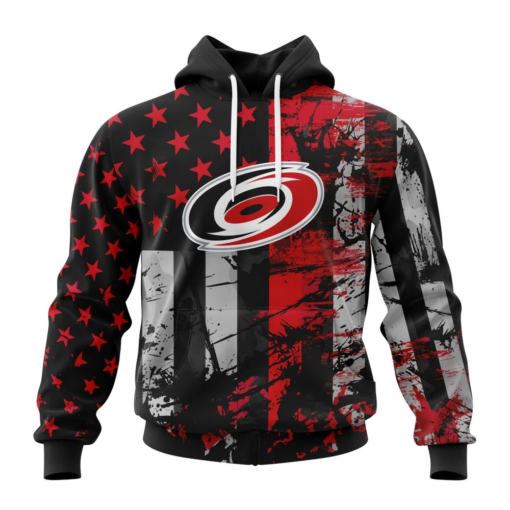 Hoodie Carolina Hurricanes, Specialized Jersey For America QTNHL080524A3238HD
