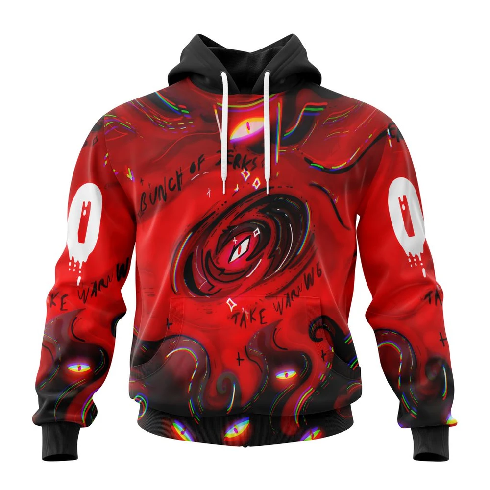 Hoodie Carolina Hurricanes, Specialized Jersey For Halloween Night QTNHL080524A3342HD