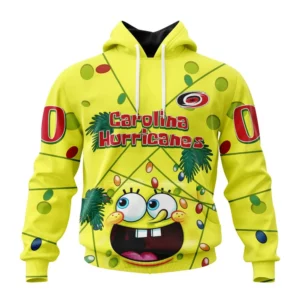 Hoodie Carolina Hurricanes, Specialized Jersey With Spongebob V0122 QTNHL080524A3269HD