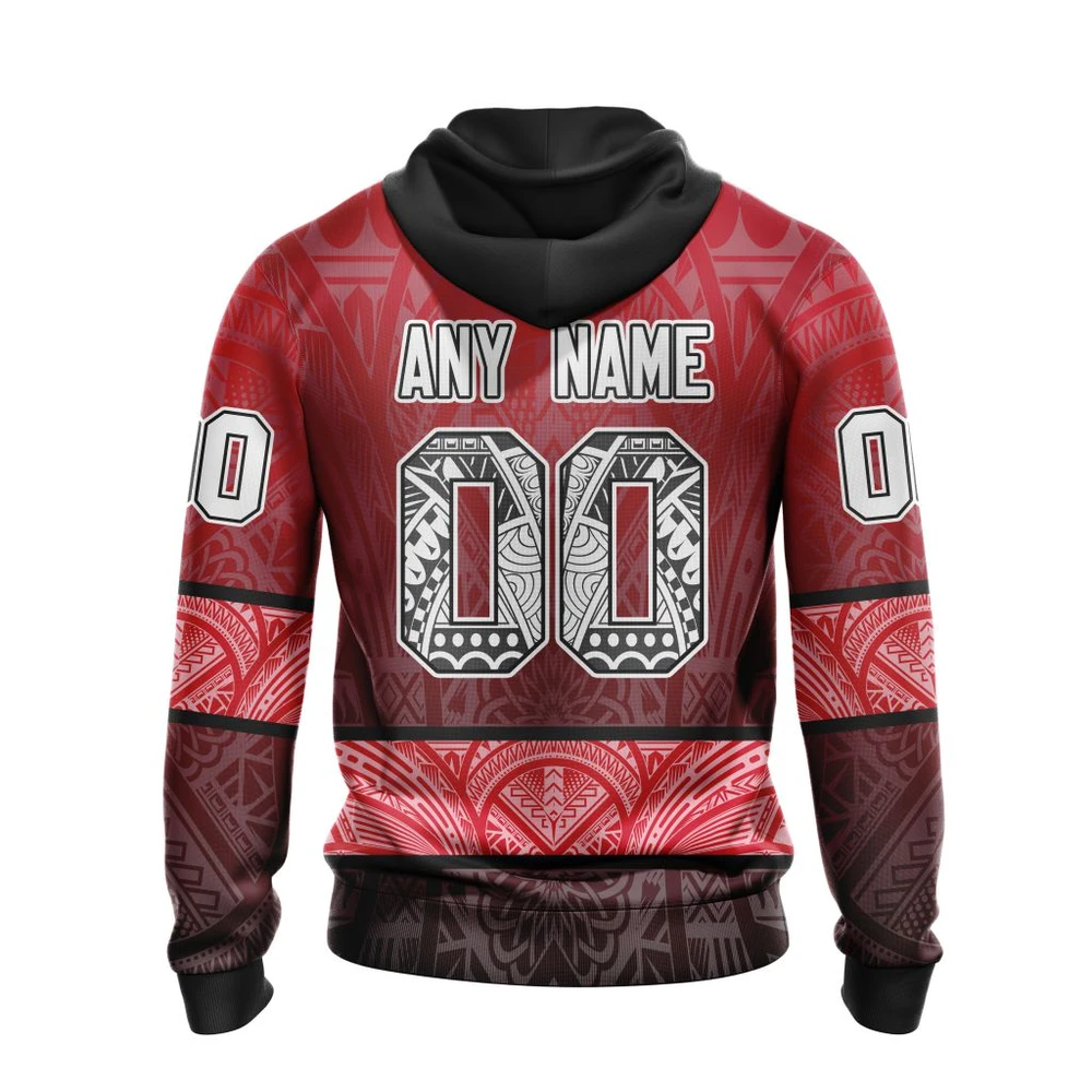 Hoodie Carolina Hurricanes, Specialized Native With Samoa Culture V0222 QTNHL080524A3859HD - Image 2