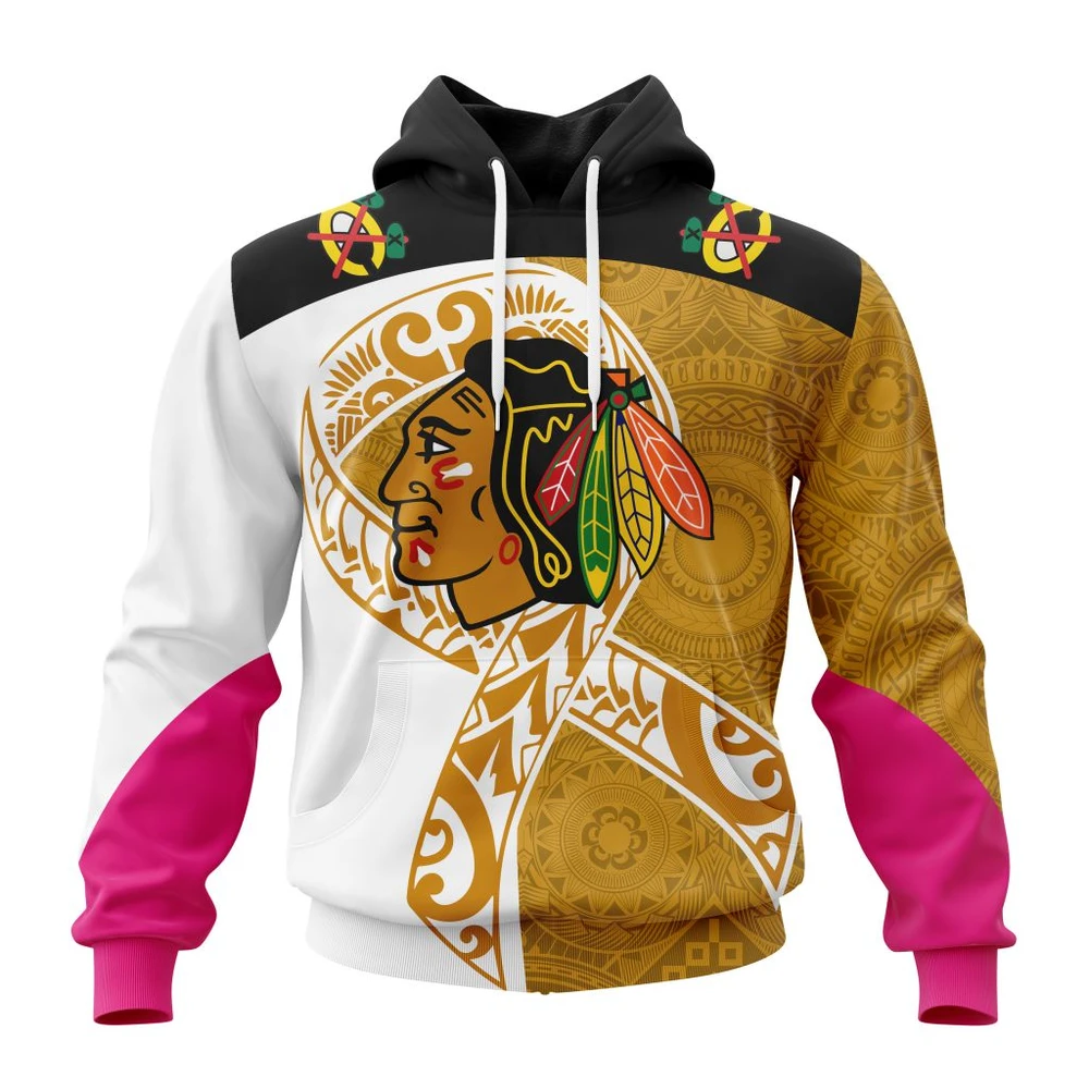 Hoodie Chicago Blackhawks, Specialized Samoa Fights Cancer Jersey QTNHL080524A3301HD