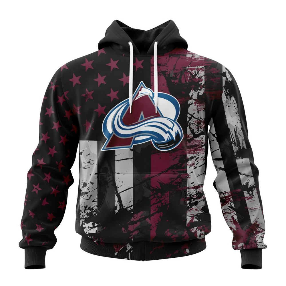 Hoodie Colorado Avalanche, Specialized Jersey For America QTNHL080524A3243HD