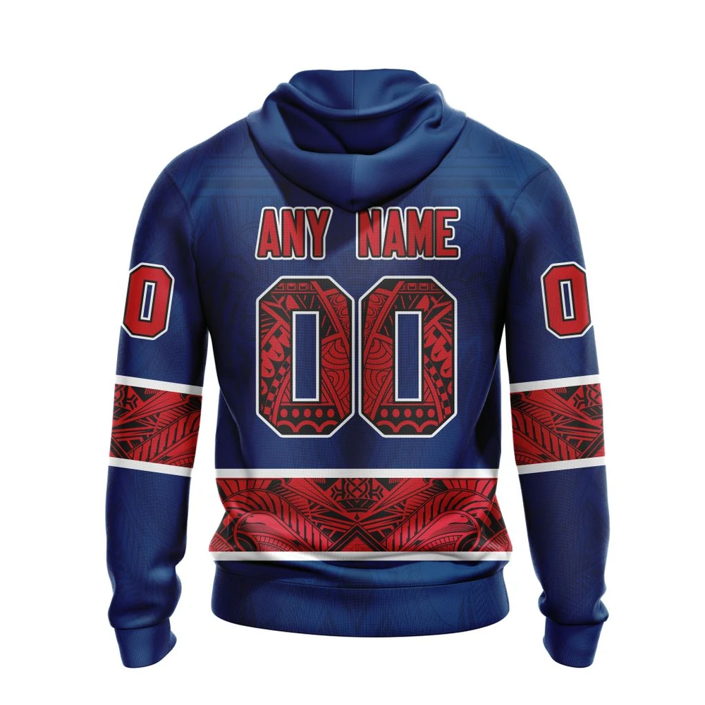 Hoodie Columbus Blue Jackets, Specialized Native With Samoa Culture V0222 QTNHL080524A3847HD - Image 2