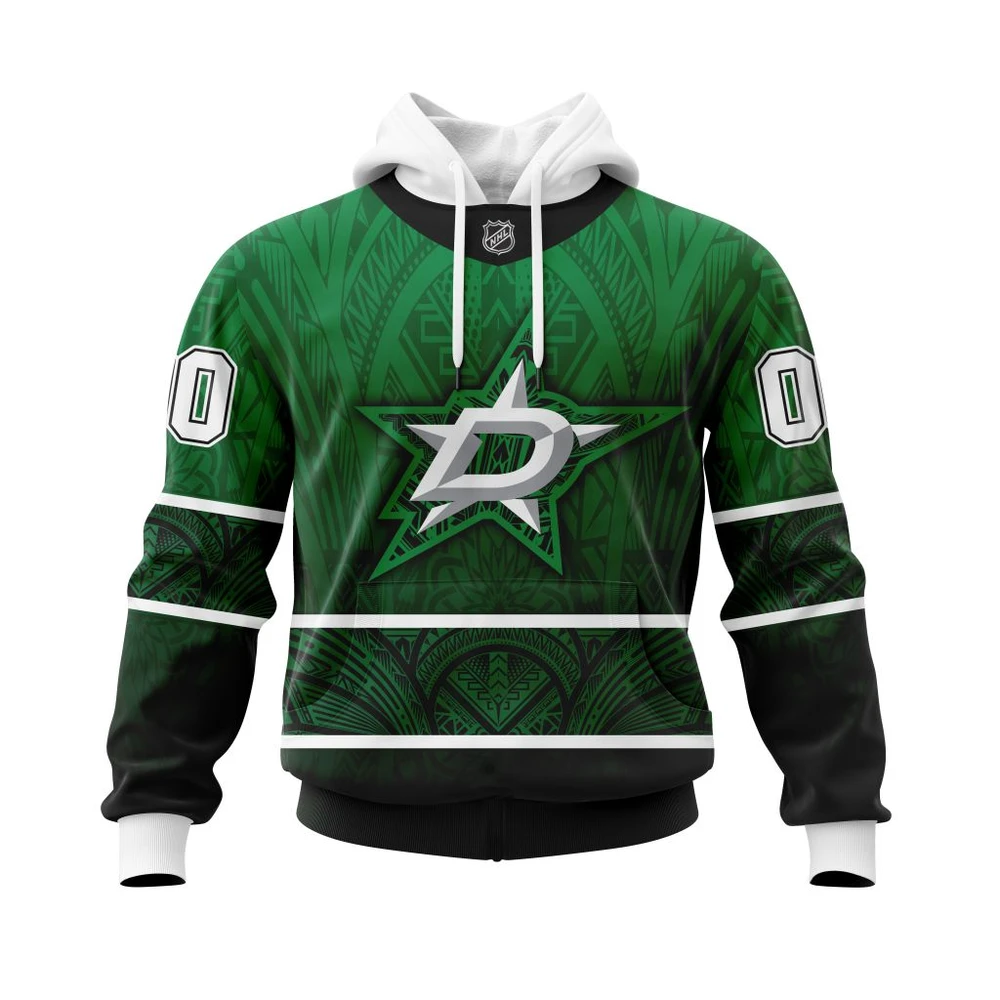 Hoodie Dallas Stars, Specialized Native With Samoa Culture V0222 QTNHL080524A407HD