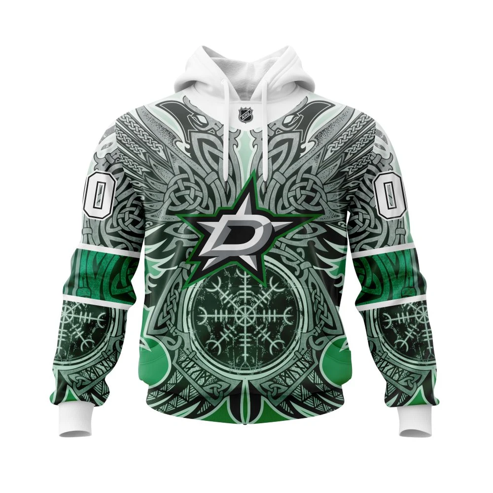 Hoodie Dallas Stars , Specialized Norse Viking Symbols St2201 QTNHL080524A3860HD