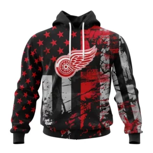 Hoodie Detroit Red Wings, Specialized Jersey For America QTNHL080524A3237HD