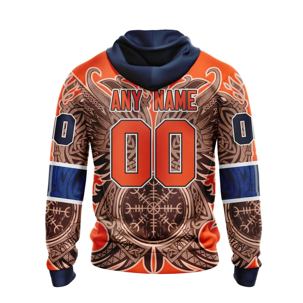 Hoodie Edmonton Oilers , Specialized Norse Viking Symbols St2201 QTNHL080524A82HD - Image 2