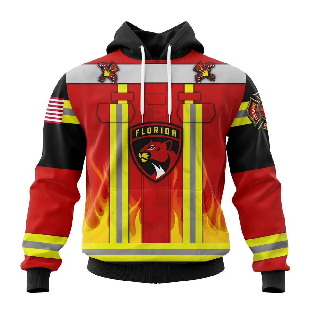 Hoodie Florida Panthers Honnor Firefighter Uniform V0622 QTNHL080524A3752HD
