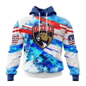 Hoodie Florida Panthers, Special Concept For Independence Day St2201 QTNHL080524A2136HD
