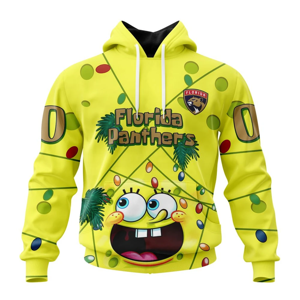 Hoodie Florida Panthers, Specialized Jersey With Spongebob V0122 QTNHL080524A3266HD