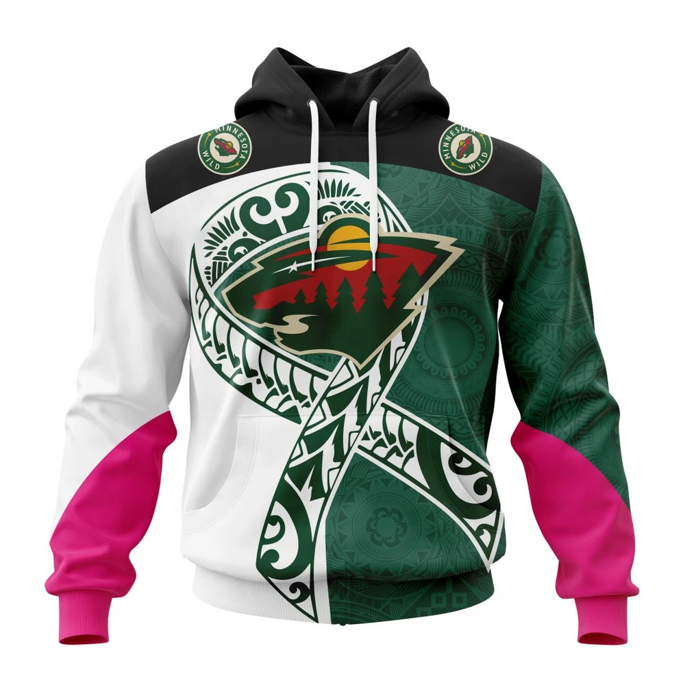 Hoodie Minnesota Wild, Specialized Samoa Fights Cancer Jersey QTNHL080524A3292HD