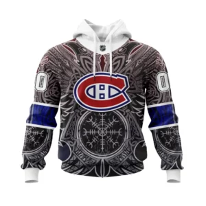 Hoodie Montreal Canadiens , Specialized Norse Viking Symbols St2201 QTNHL080524A3806HD