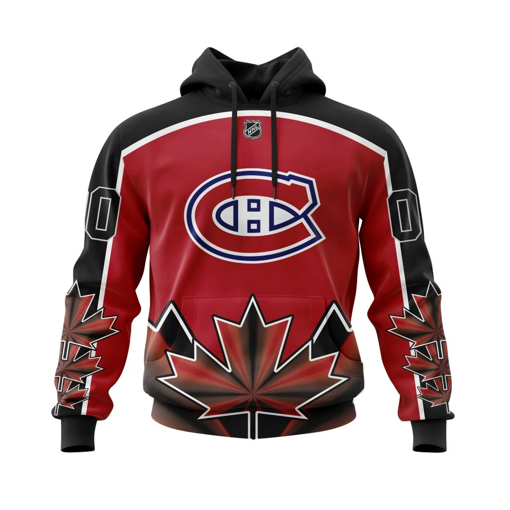 Hoodie Montreal Canadiens, With Beloved Canada Maple Leafs V0122 QTNHL080524A81HD