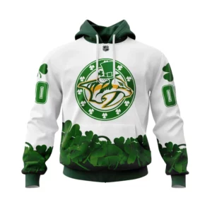 Hoodie Nashville Predators, Happy St.Patrick Days Jersey V0522 QTNHL080524A3871HD