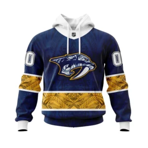 Hoodie Nashville Predators, Specialized Native With Samoa Culture V0222 QTNHL080524A3870HD