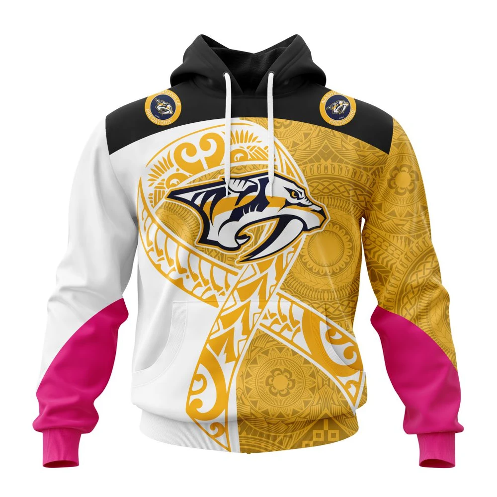 Hoodie Nashville Predators, Specialized Samoa Fights Cancer Jersey QTNHL080524A3290HD