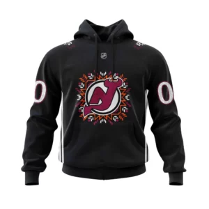 Hoodie New Jersey Devils Hispanic Heritage, Personalized Name &amp; Number QTNHL080524A3850HD