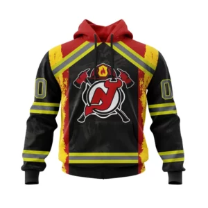 Hoodie New Jersey Devils, Honnor Firefighter V0322 QTNHL080524A3849HD
