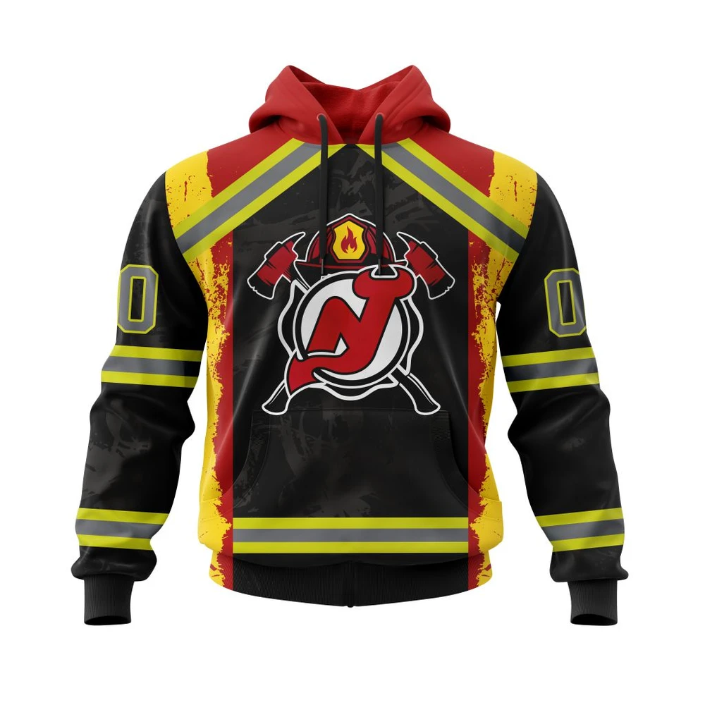 Hoodie New Jersey Devils, Honnor Firefighter V0322 QTNHL080524A3849HD