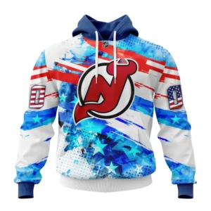 Hoodie New Jersey Devils, Special Concept For Independence Day St2201 QTNHL080524A2148HD