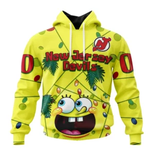 Hoodie New Jersey Devils, Specialized Jersey With Spongebob V0122 QTNHL080524A3262HD