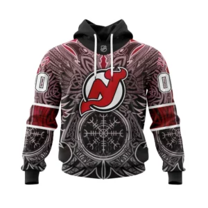 Hoodie New Jersey Devils , Specialized Norse Viking Symbols St2201 QTNHL080524A3838HD