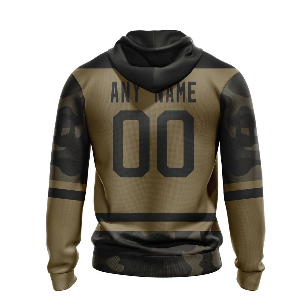 Hoodie New York Islanders Military Night, Personalized Name & Number QTNHL080524A3884HD - Image 2