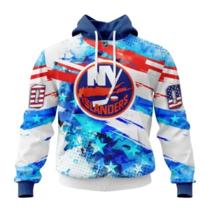 Hoodie New York Islanders, Special Concept For Independence Day St2201 QTNHL080524A2143HD