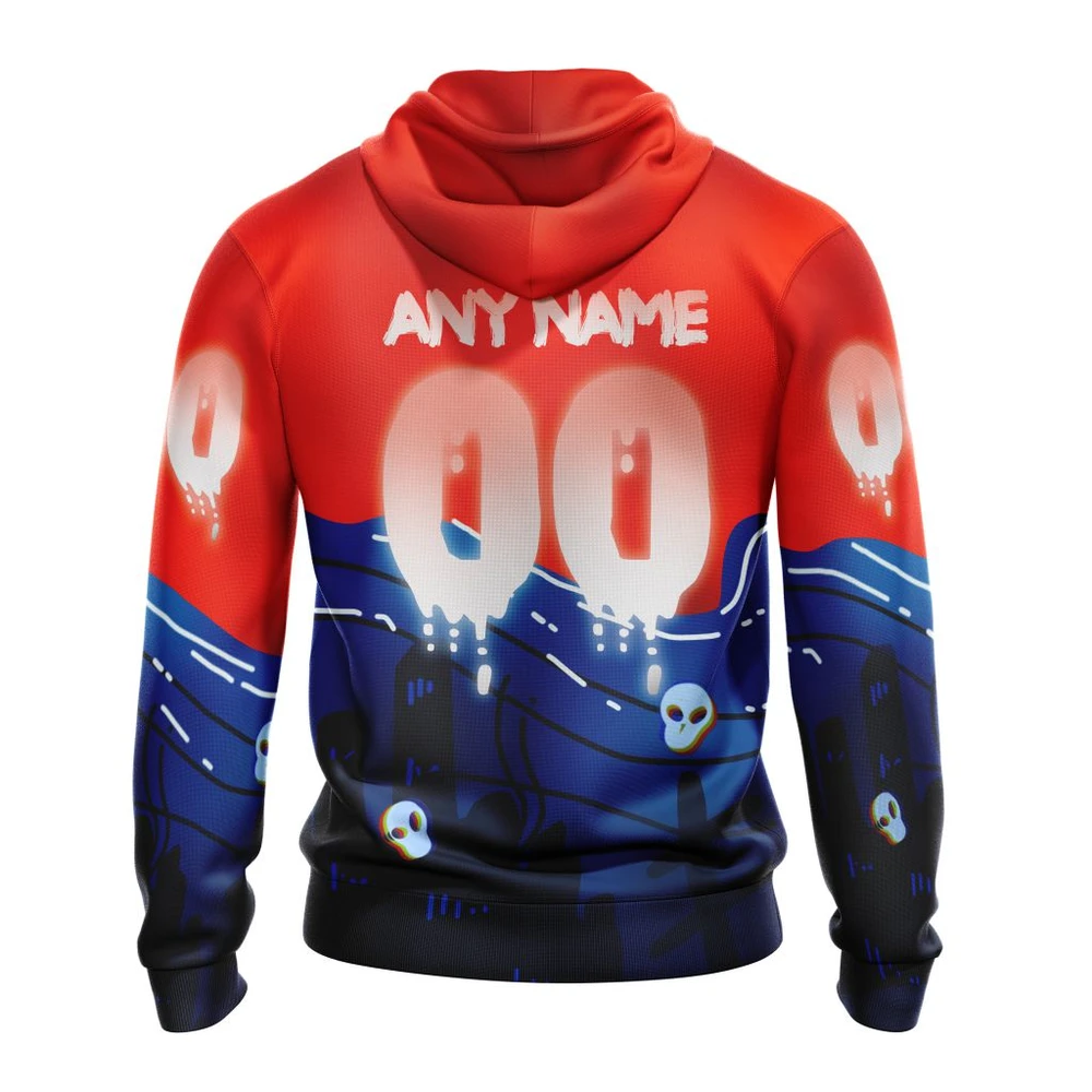 Hoodie New York Islanders, Specialized Jersey For Halloween Night QTNHL080524A3340HD - Image 2