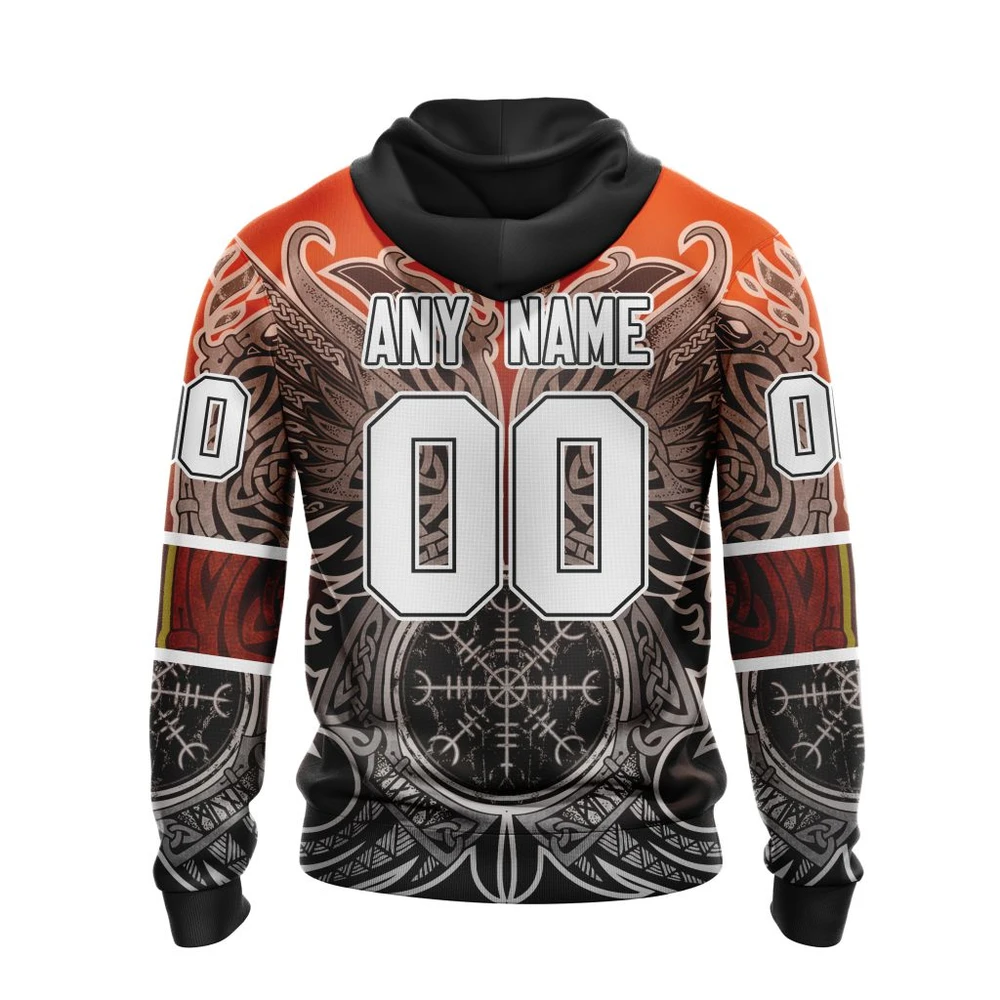 Hoodie New York Islanders, Specialized Norse Viking Symbols St2201 QTNHL080524A3875HD - Image 2