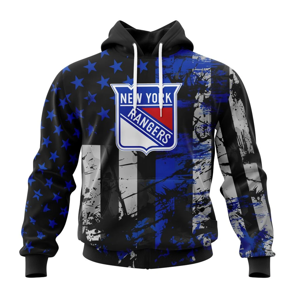Hoodie New York Rangers, Specialized Jersey For America QTNHL080524A3228HD