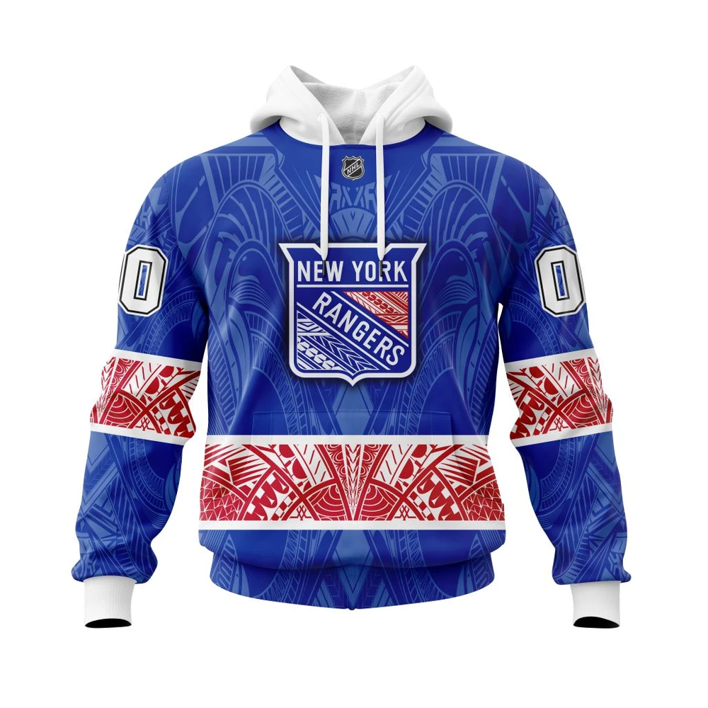 Hoodie New York Rangers, Specialized Native With Samoa Culture V0222 QTNHL080524A3890HD