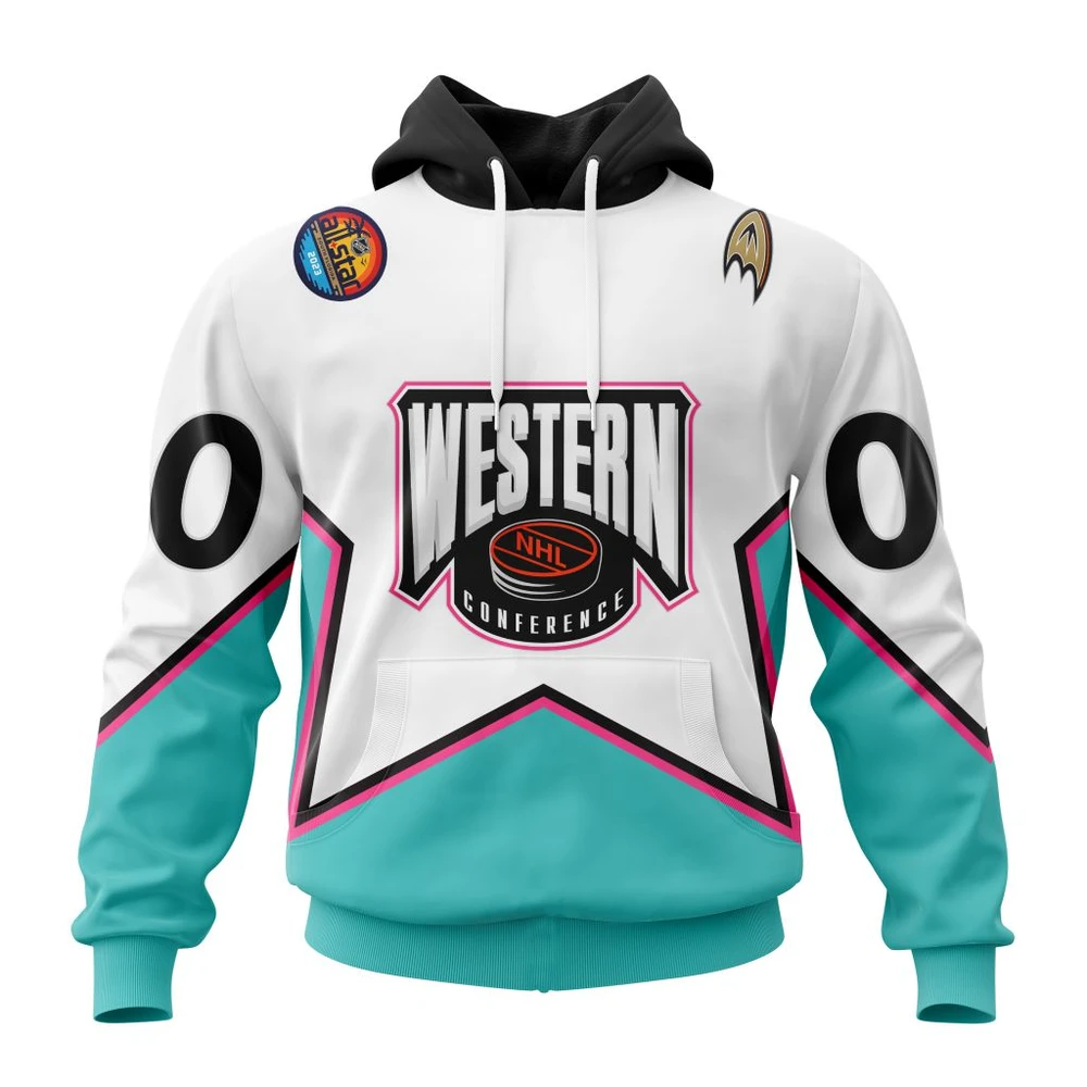 Hoodie NHL Anaheim Ducks All-Star Western Conference QTNHL080524A2367HD