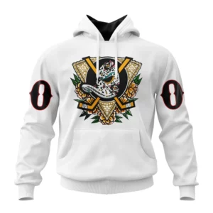 Hoodie NHL Anaheim Ducks Dia De Muertos Night QTNHL080524A3136HD