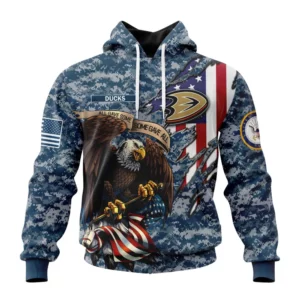 Hoodie NHL Anaheim Ducks Honor Us Navy Veterans St2202 QTNHL080524A3162HD