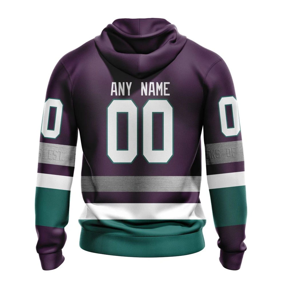 Hoodie NHL Anaheim Ducks Mighty Ducks 30Th Anniversary QTNHL080524A20HD - Image 2