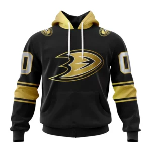 Hoodie NHL Anaheim Ducks Special Black And Gold Design St2401 QTNHL080524A785HD