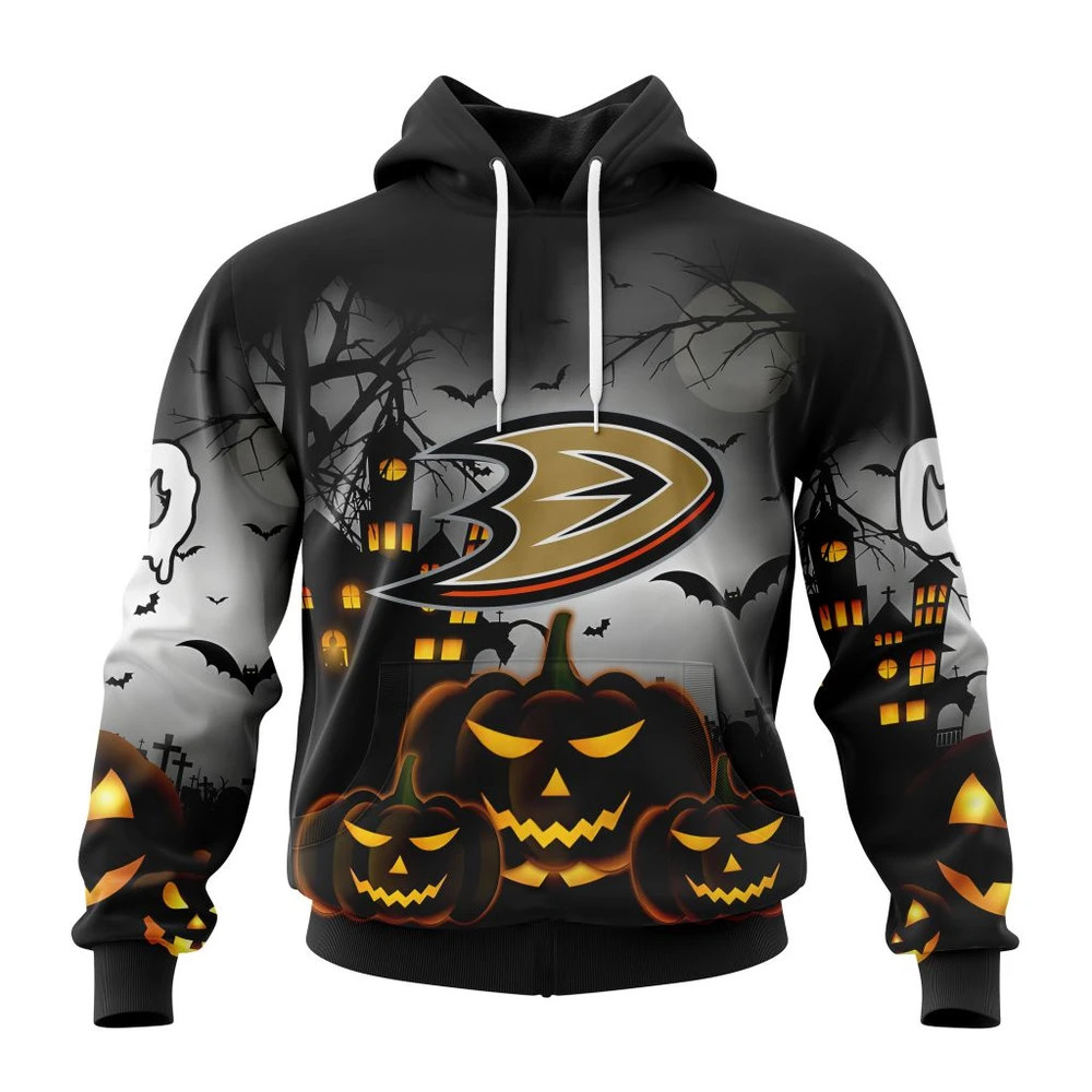 Hoodie NHL Anaheim Ducks Special Design For Halloween St2302 QTNHL080524A2010HD