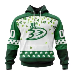 Hoodie NHL Anaheim Ducks Special Design For St. Patrick Day St2401 QTNHL080524A1259HD