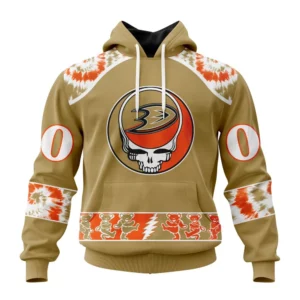 Hoodie NHL Anaheim Ducks Special Grateful Dead Design St2301 QTNHL080524A2198HD