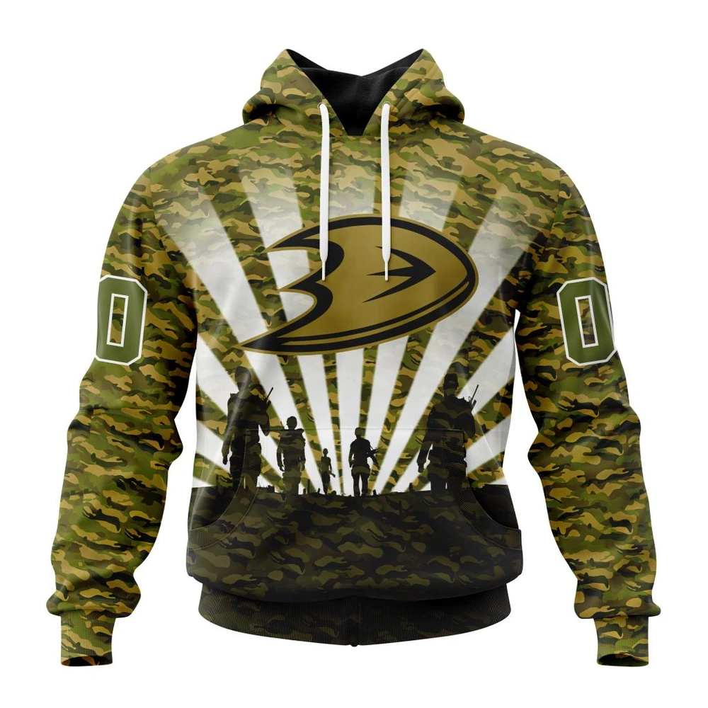 Hoodie NHL Anaheim Ducks Special Military Camo Kits For Veterans Day And Rememberance Day St2201 QTNHL080524A3486HD