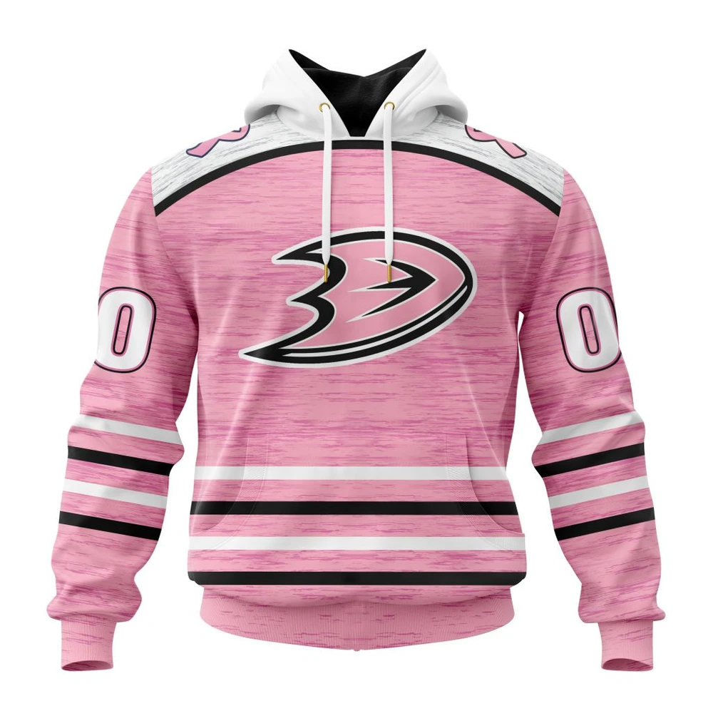 Hoodie NHL Anaheim Ducks Special Pink Fight Breast Cancer Design St2304 QTNHL080524A1759HD