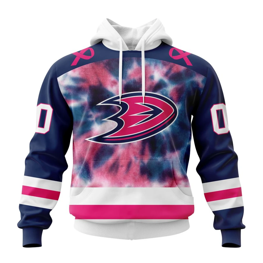 Hoodie NHL Anaheim Ducks Special Pink October Fight Breast Cancer St2303 QTNHL080524A1846HD