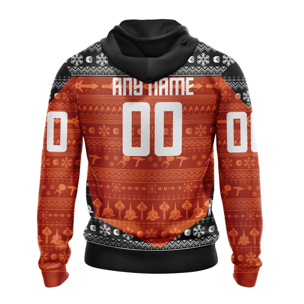 Hoodie NHL Anaheim Ducks Special Star Trek Design St2201 QTNHL080524A3027HD - Image 2