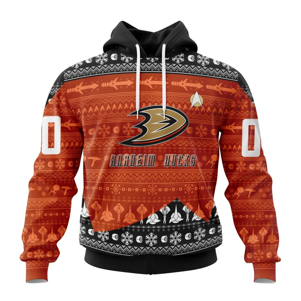 Hoodie NHL Anaheim Ducks Special Star Trek Design St2201 QTNHL080524A3027HD